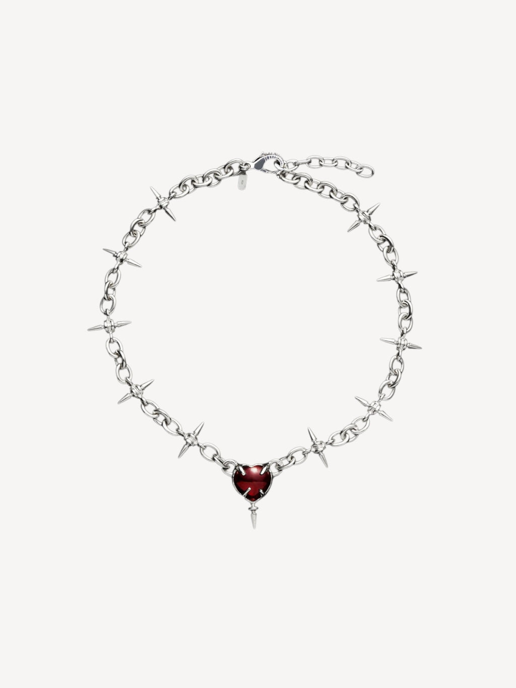 The Queen's Necklace | Silver | Red Garnet