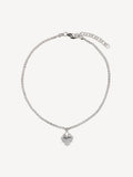 The Eternal Heart Necklace |  Silver