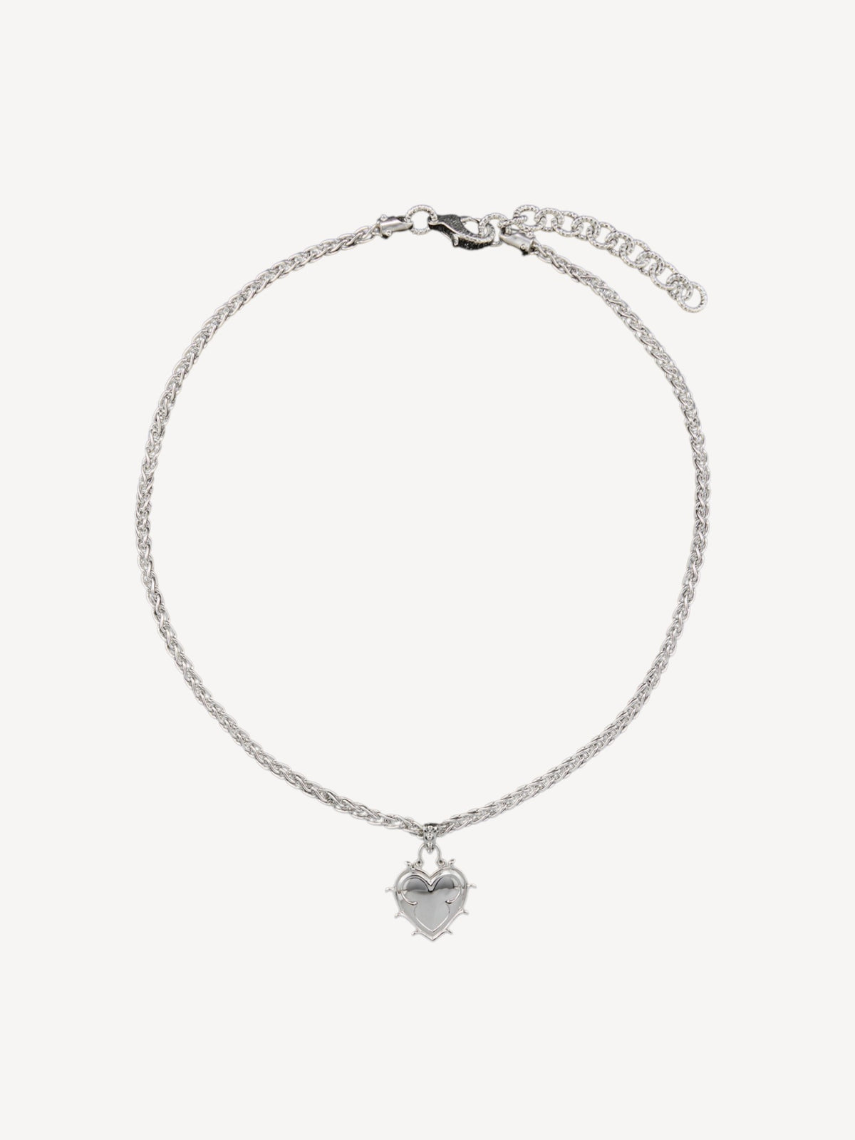 The Eternal Heart Necklace |  Silver
