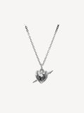 Tuvstarr's Heart Necklace | Silver