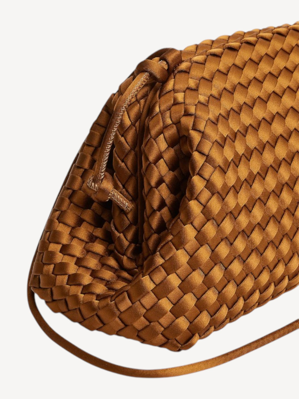 Marrea Pouch | Affogato Satin