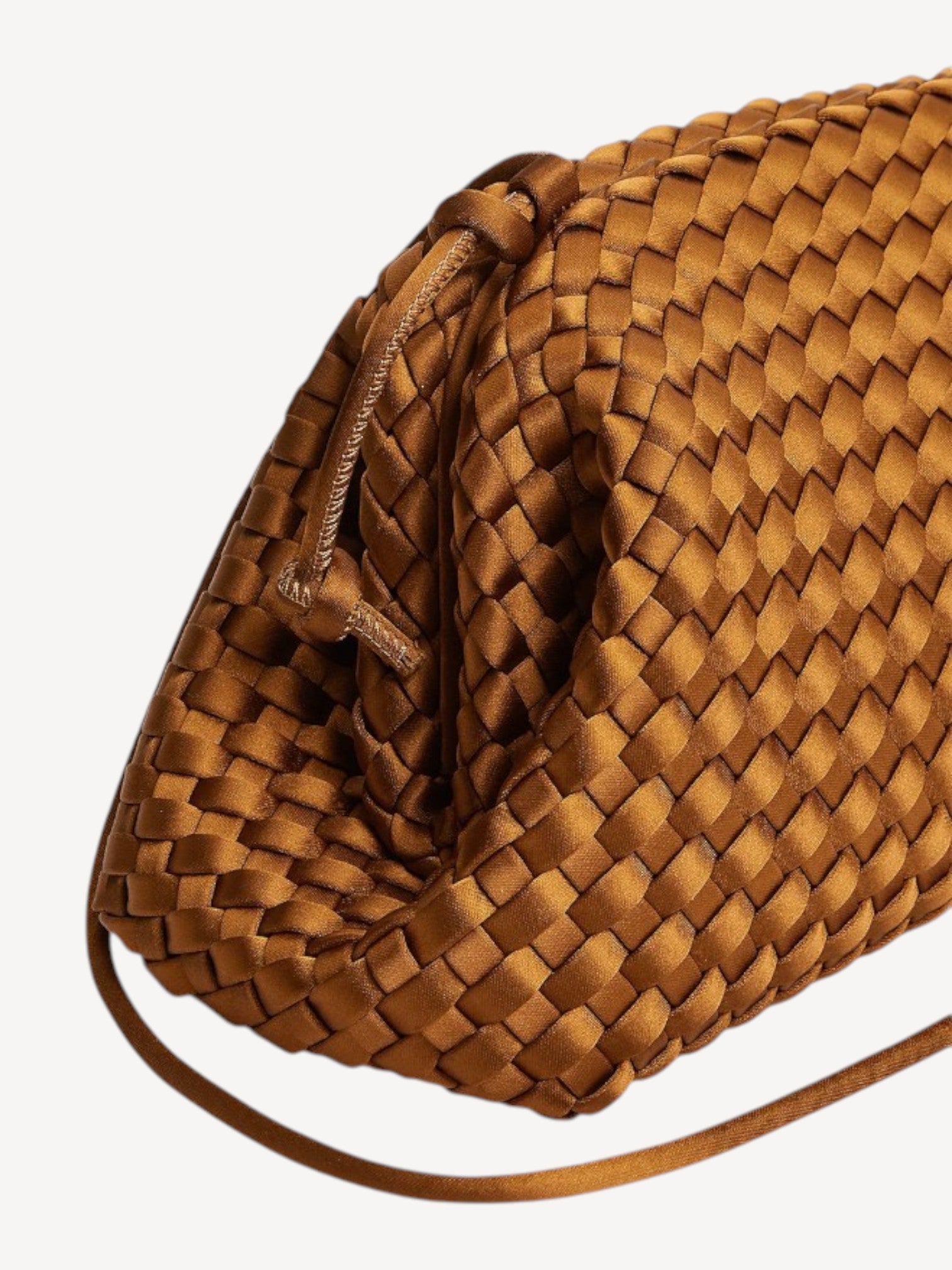 Marrea Pouch | Affogato Satin