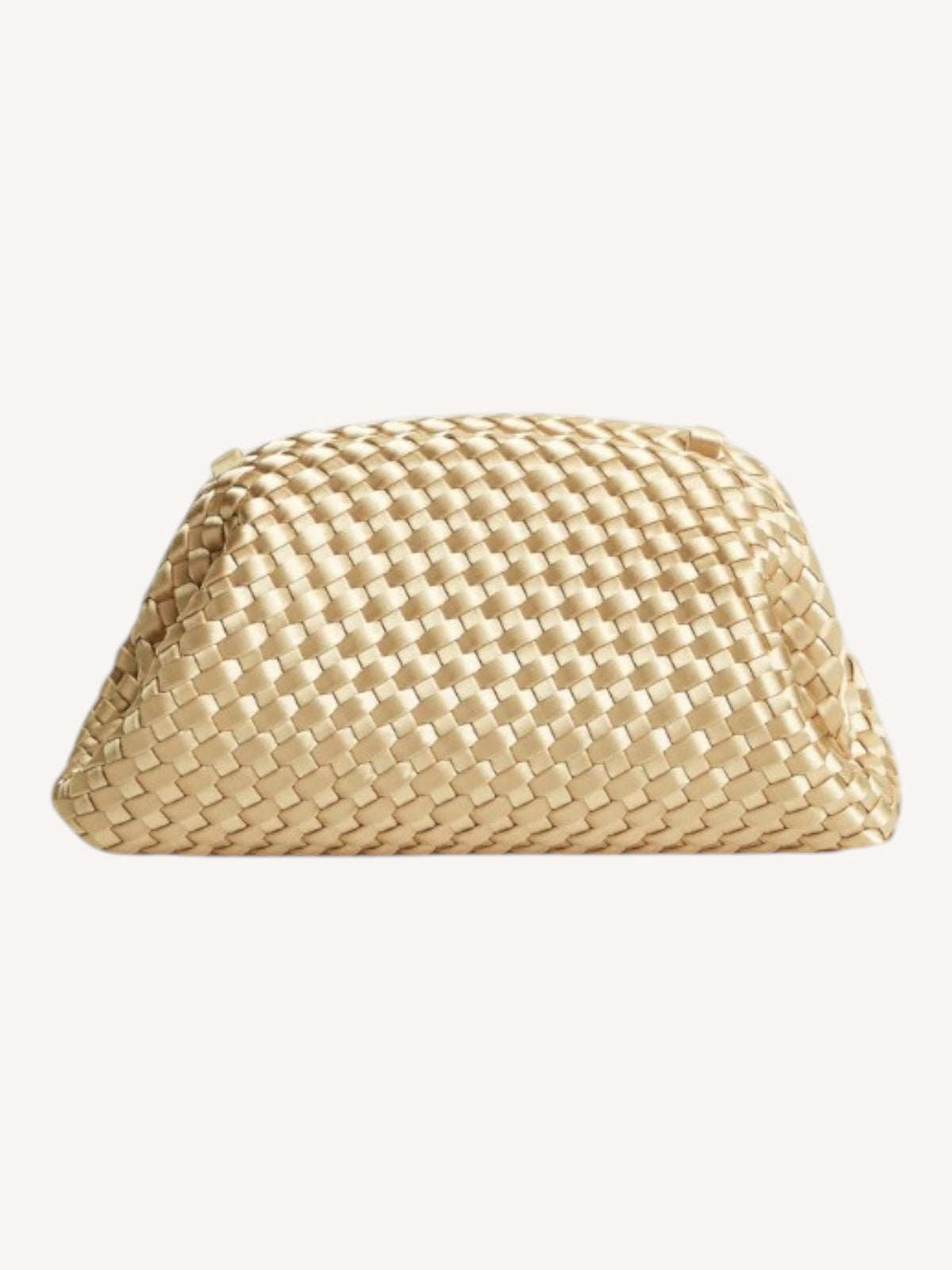 Marrea Pouch | Champagne Satin Gold