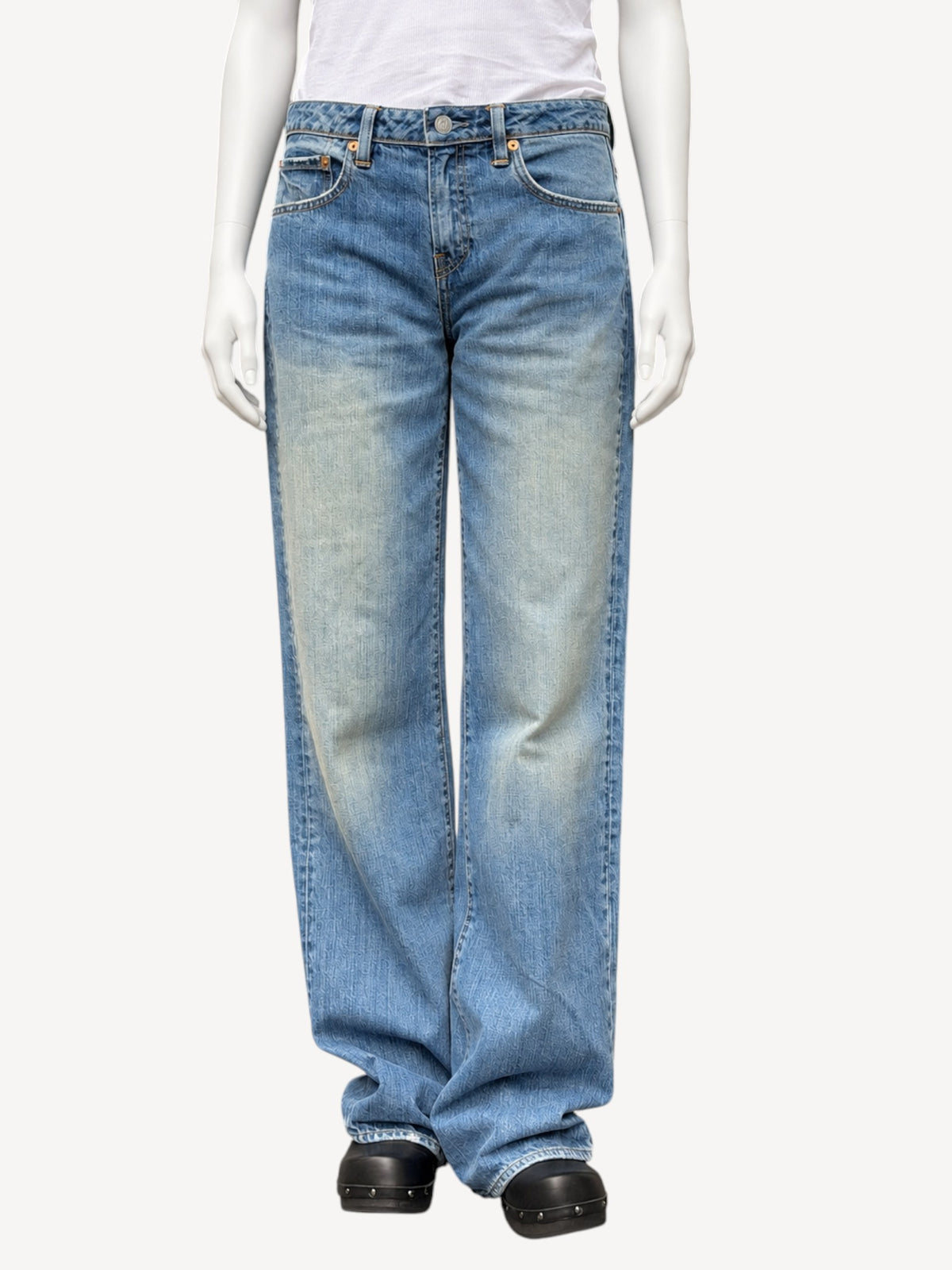 Lindsay Slim Boyfriend Jean | Apsley Blue