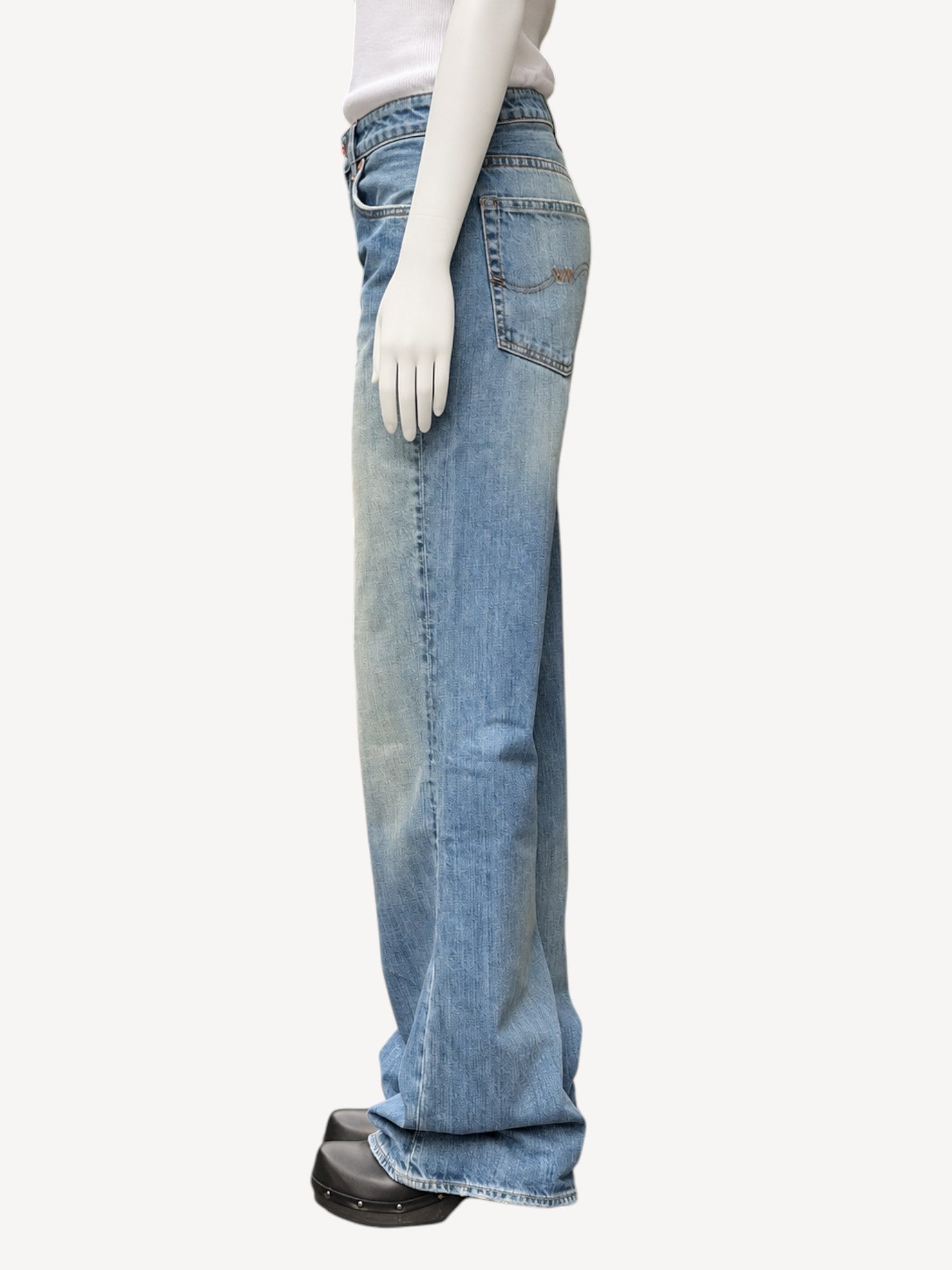 Lindsay Slim Boyfriend Jean | Apsley Blue