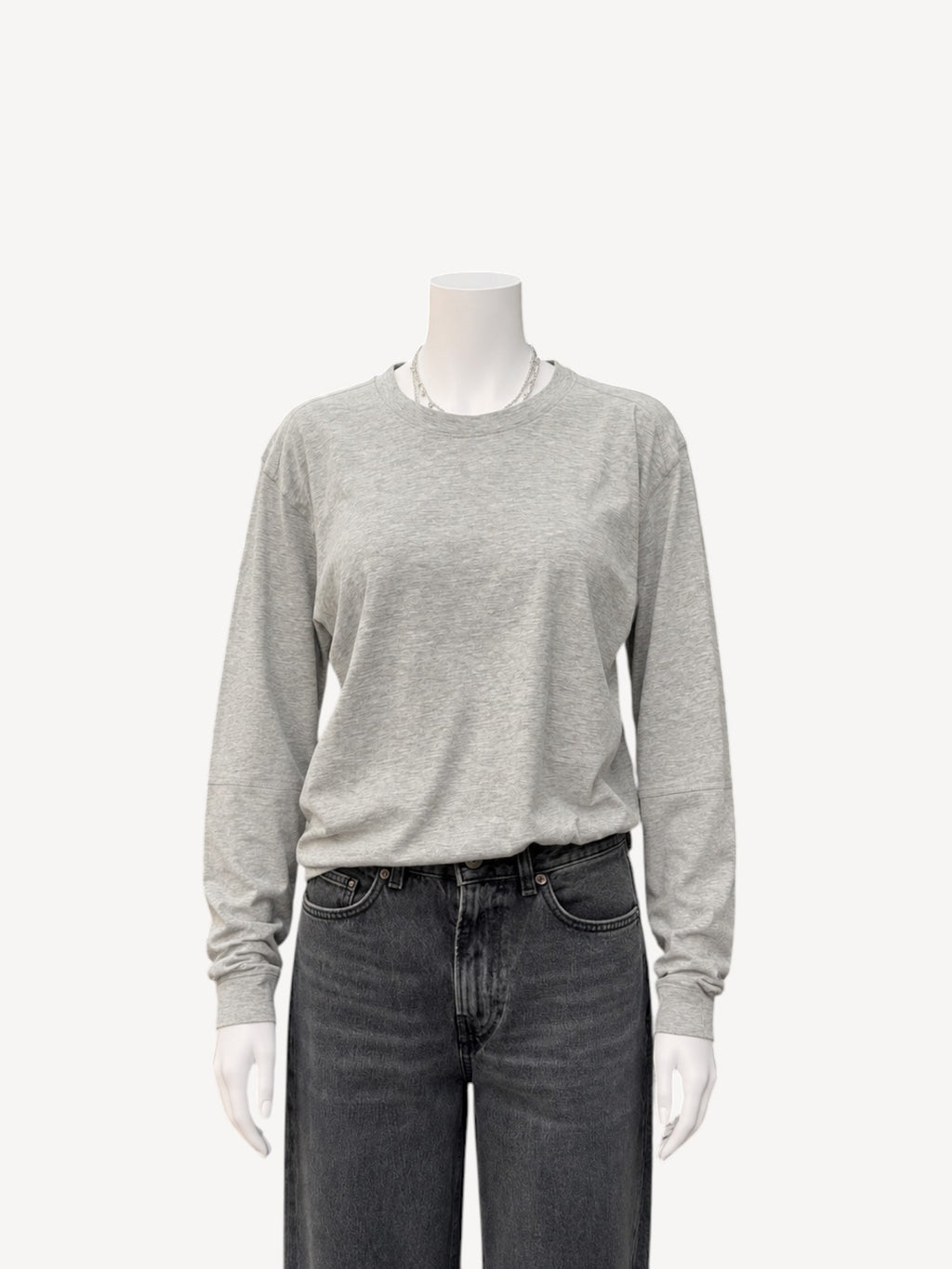 Coverstich T | Heather Grey