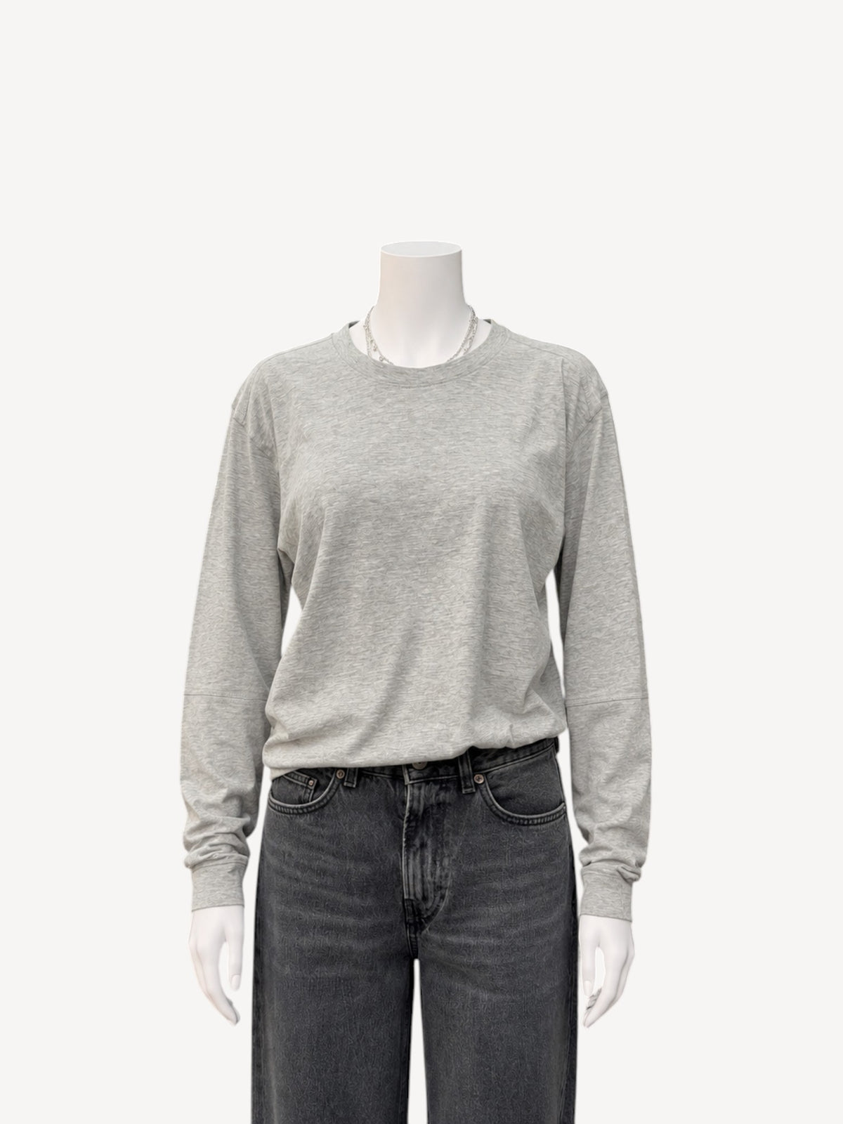 Coverstich T | Heather Grey