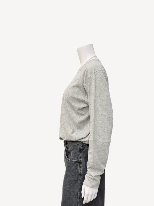 Coverstich T | Heather Grey