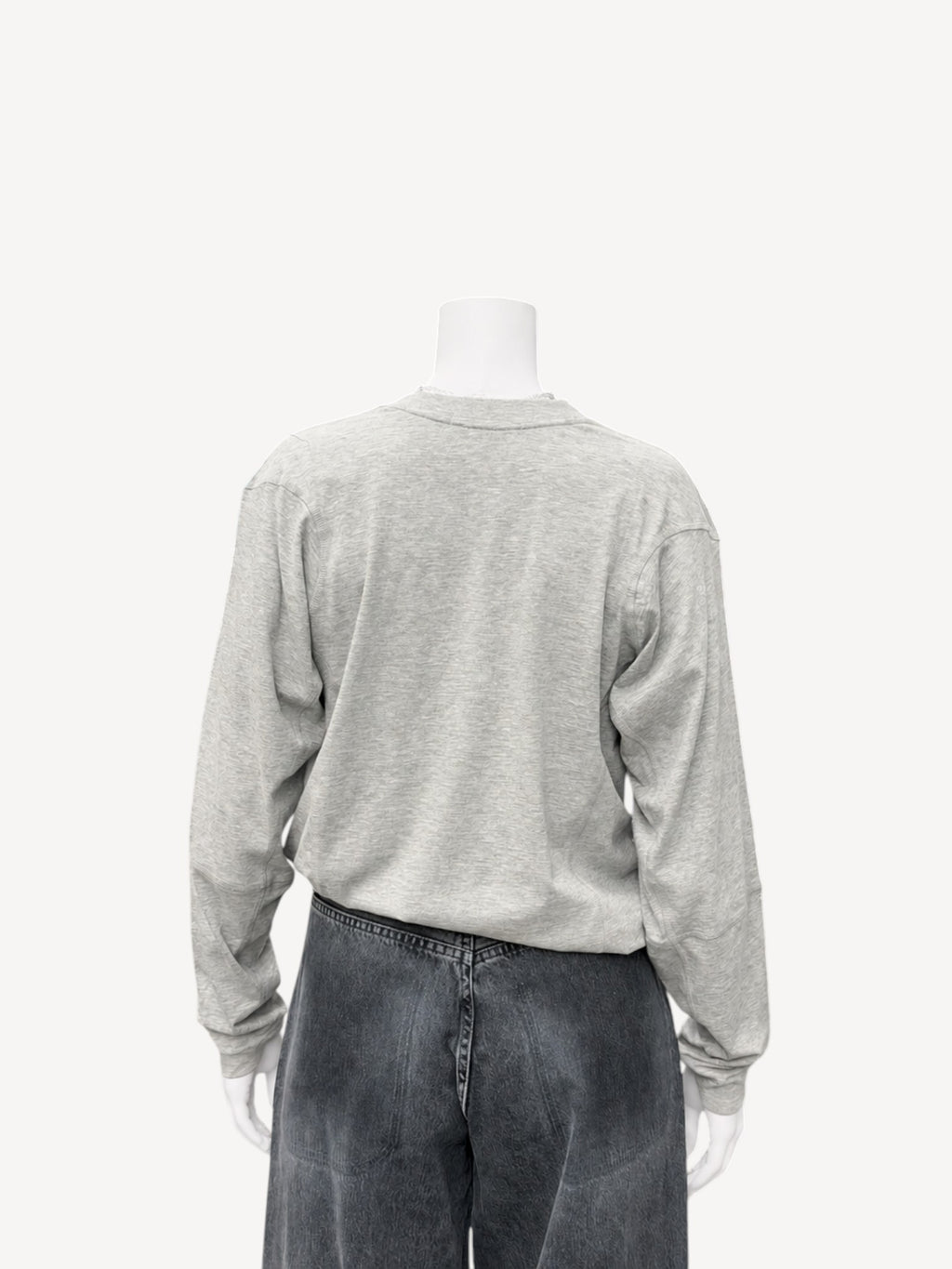 Coverstich T | Heather Grey