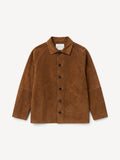 Suede Overshirt | Mustard