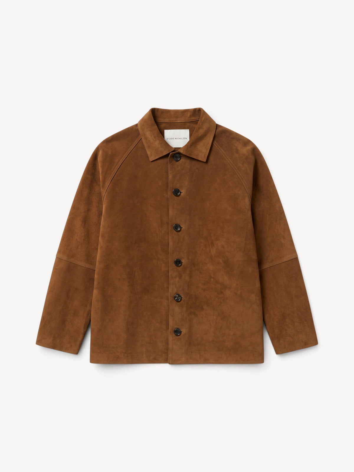 Suede Overshirt | Mustard