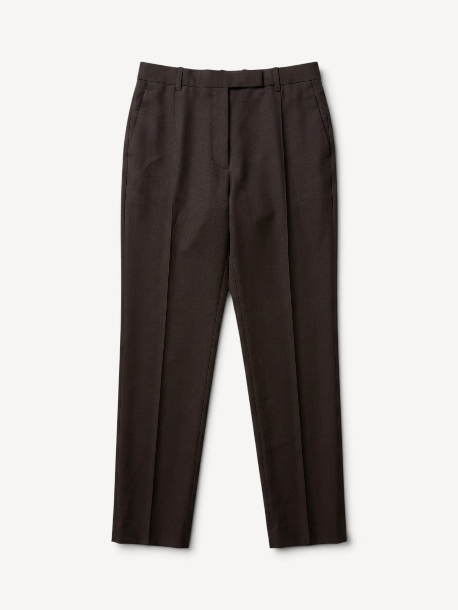 Straight Leg Trousers | Coffee