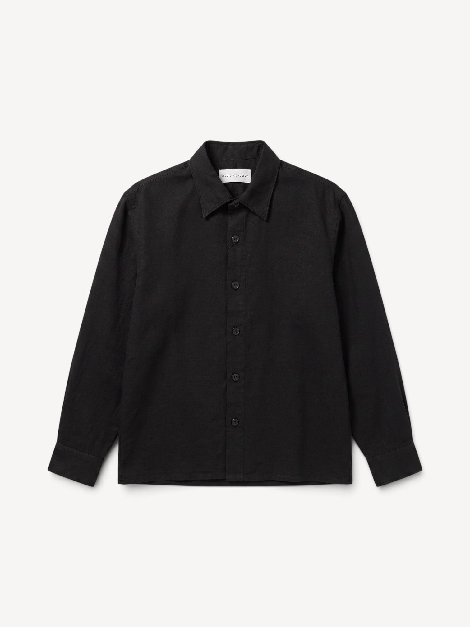 Casual Long Sleeve Shirt | Black