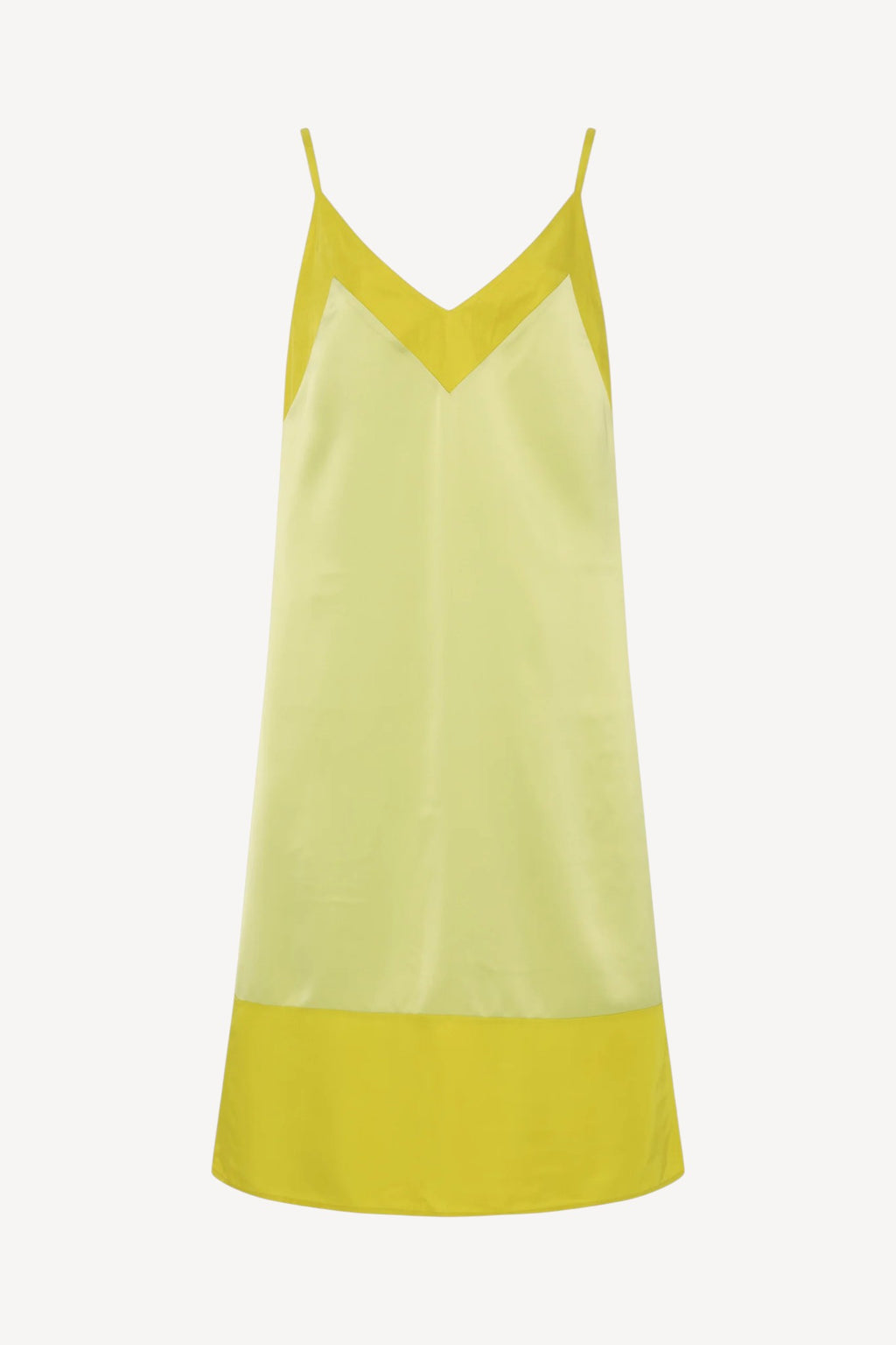 Framed Slip Dress | Citron