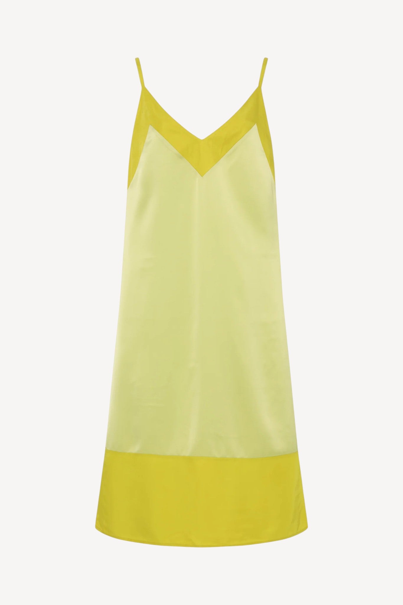 Framed Slip Dress | Citron