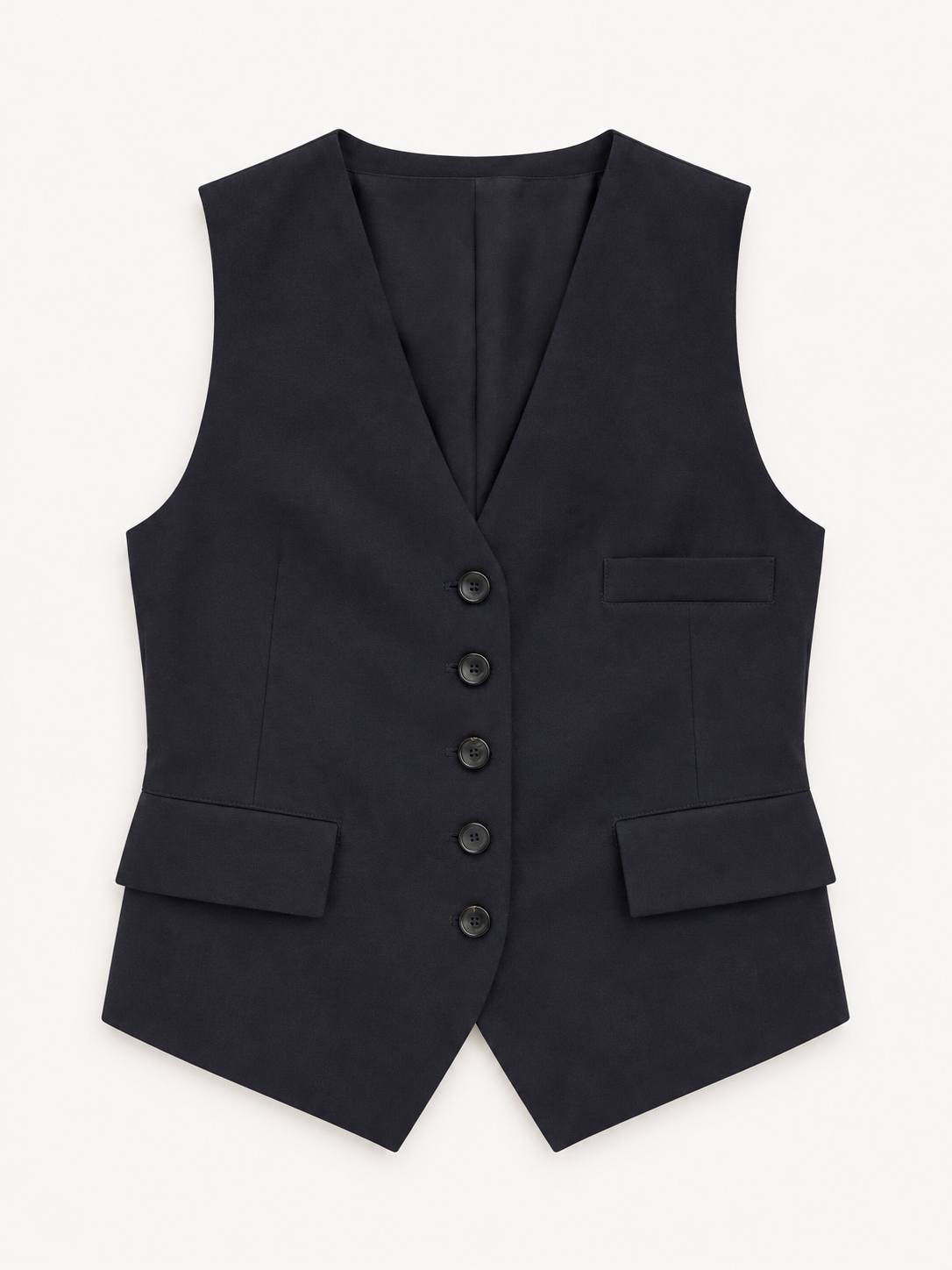 Barena Venezia Vest Romeo | Navy – front flat lay