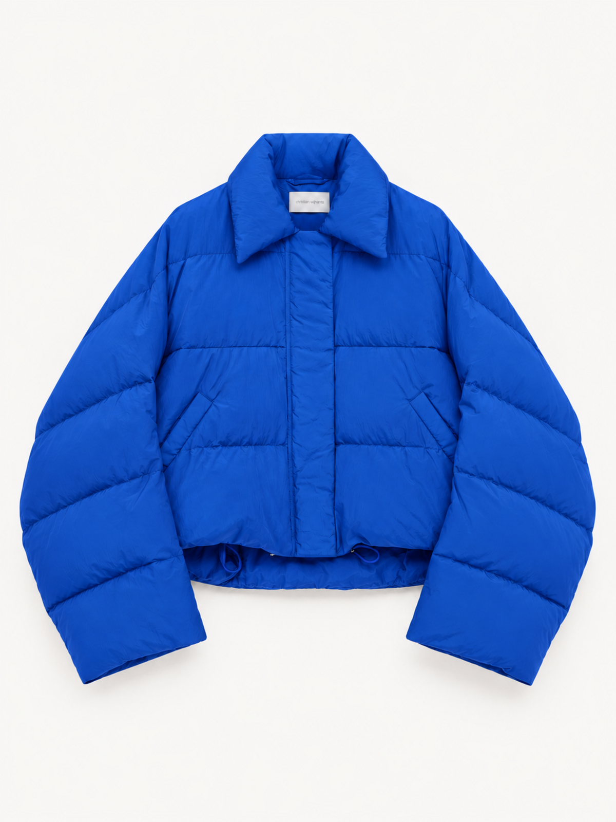 Christian Wijnants jani cobalt front flat lay