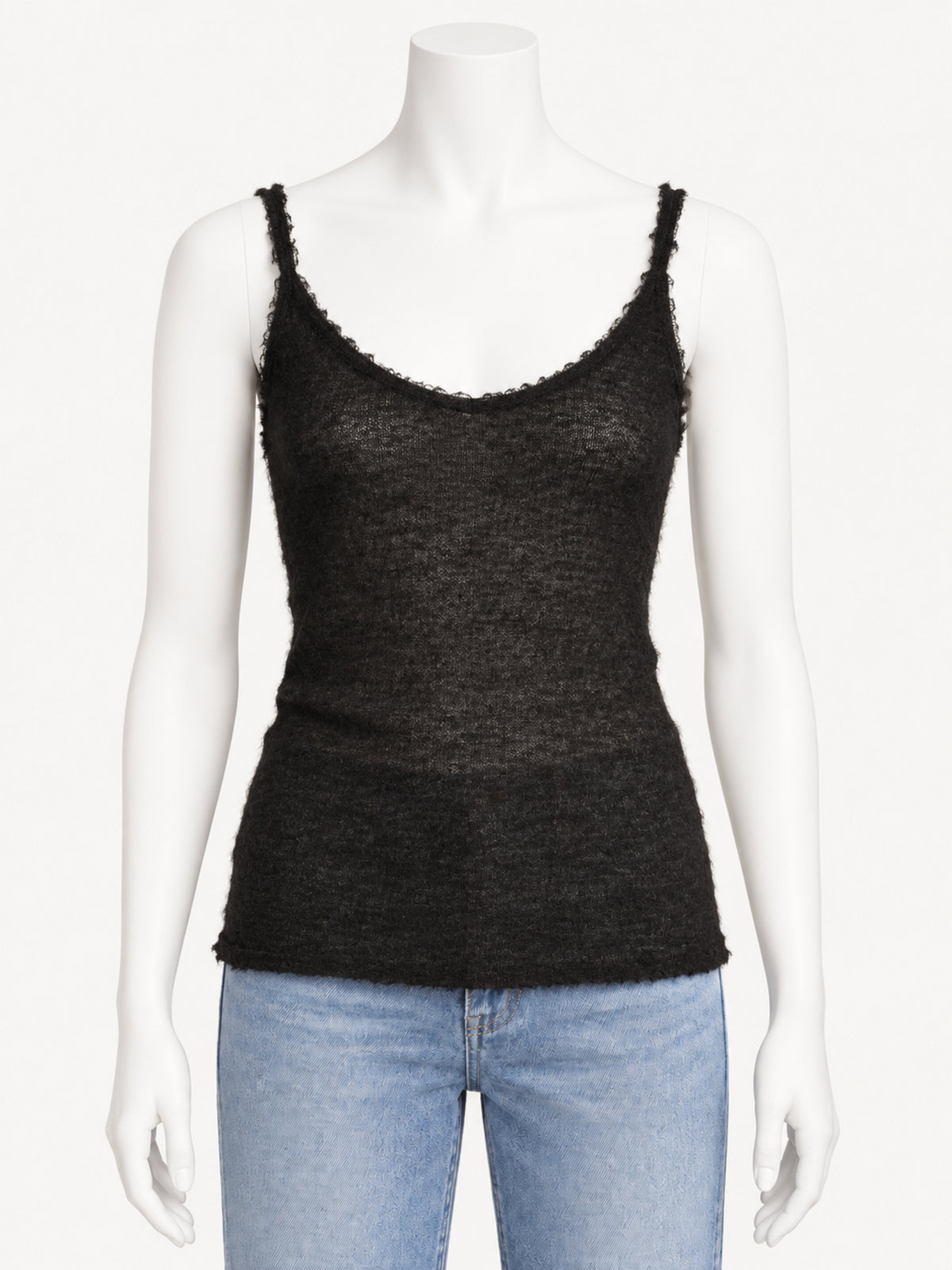 Gudrun & Gudrun Bara Black — front view on white mannequin
