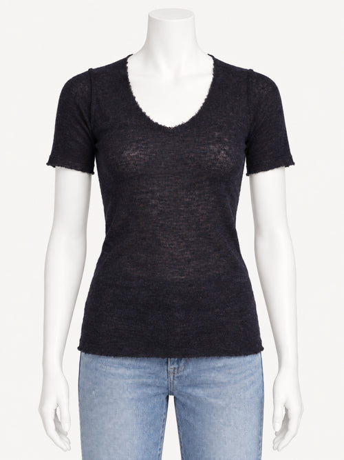 Gudrun & Gudrun Barbara Dark Blue — front view on white mannequin