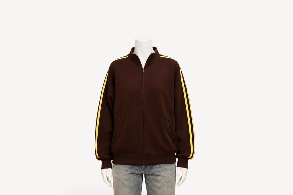 Fleecy Track Zip Up | Soil
