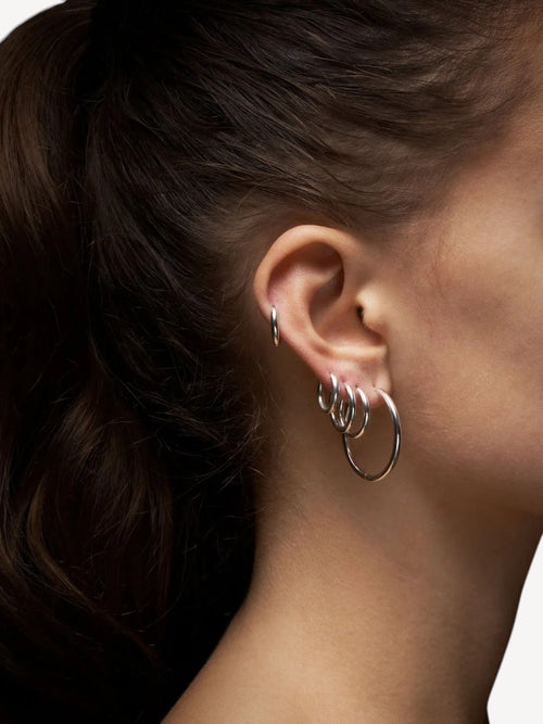 Creole Earring 30mm | Silver