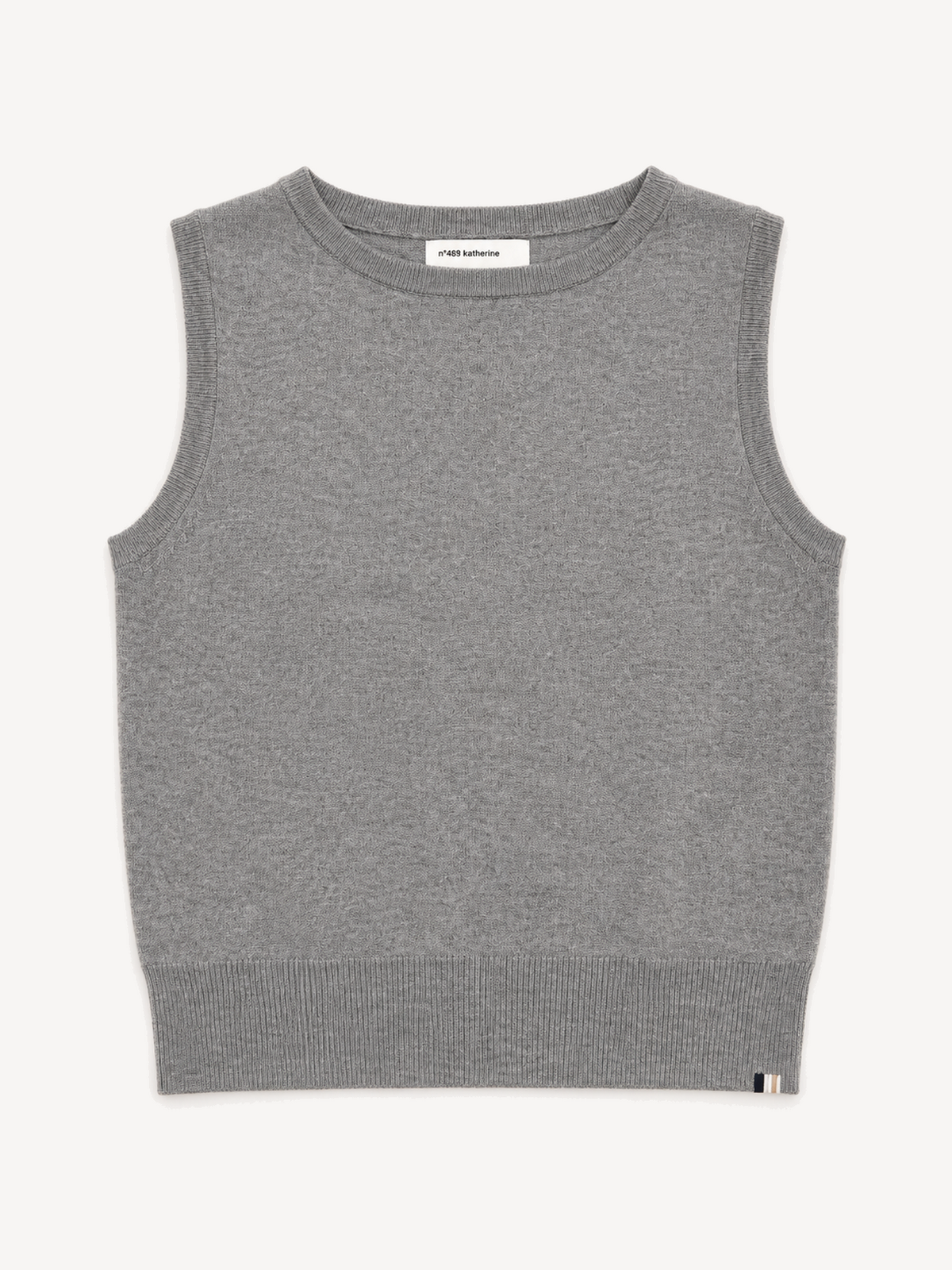 Extreme Cashmere N.489 Katherine in Goat — front flat lay