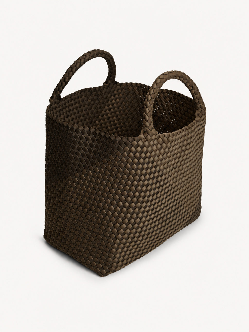Marrea Large | Espresso x Coco Coastal Check – alternate back view