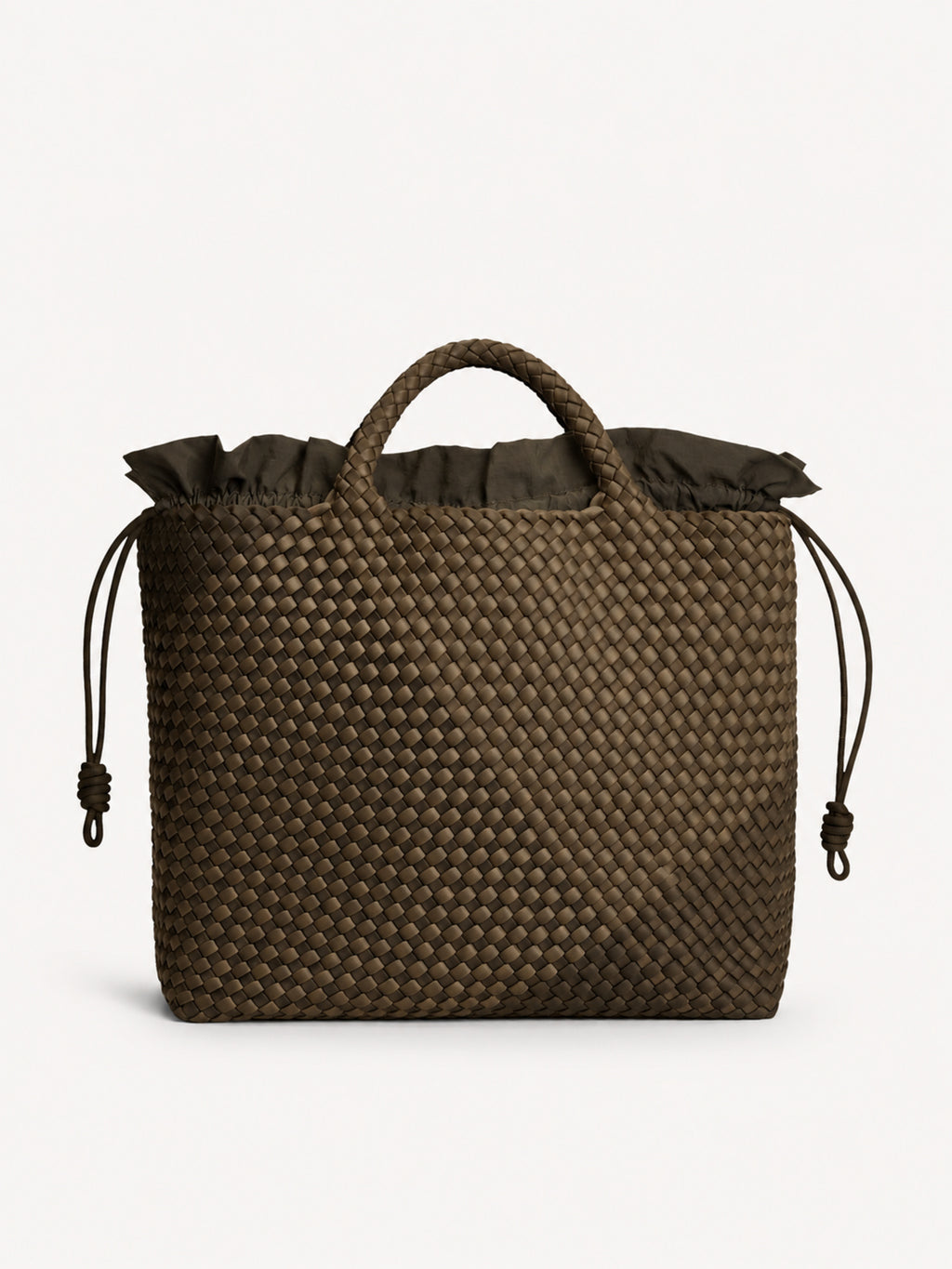 Marrea Large | Espresso x Coco Coastal Check – front view