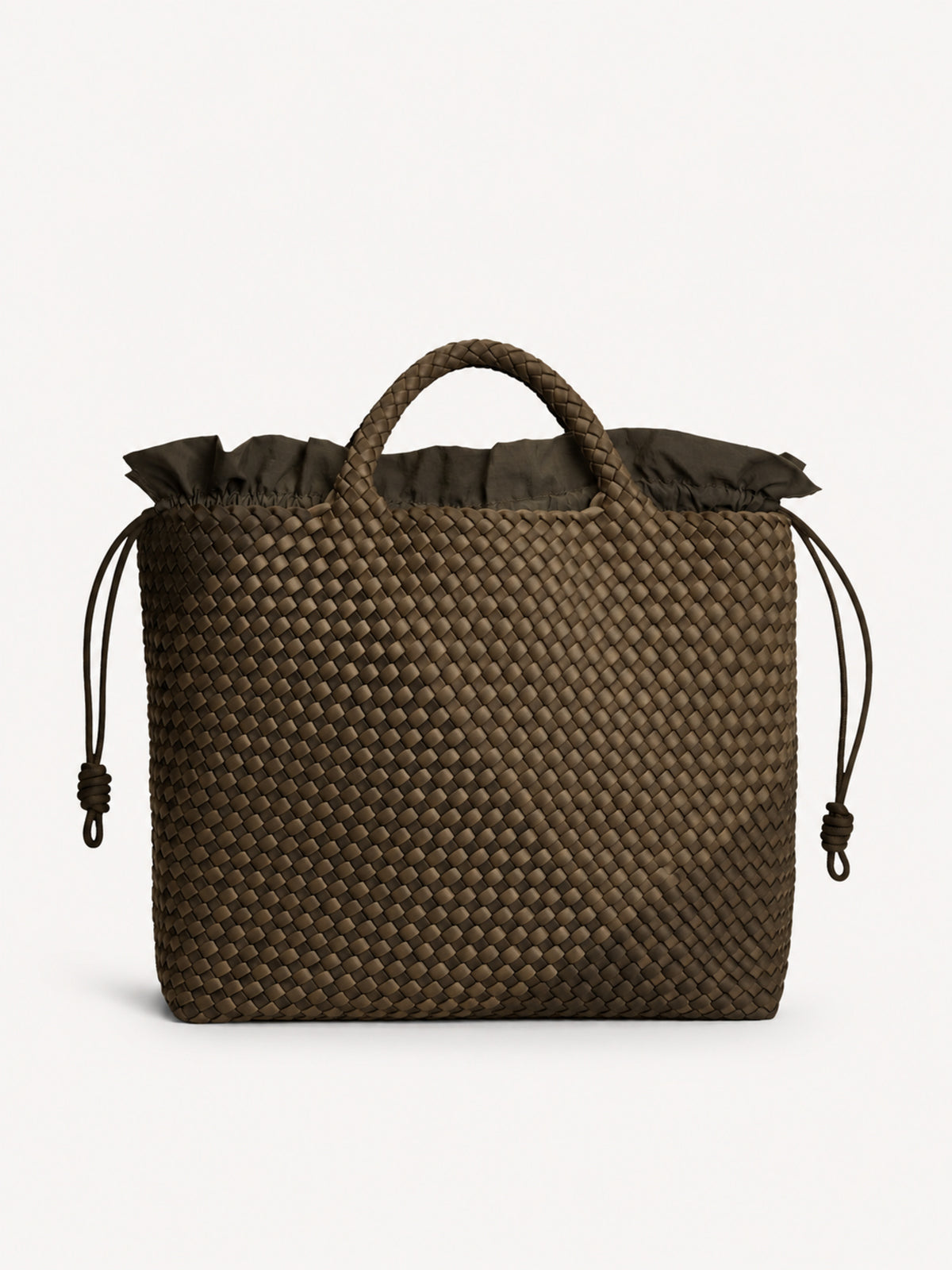 Marrea Large | Espresso x Coco Coastal Check – front view