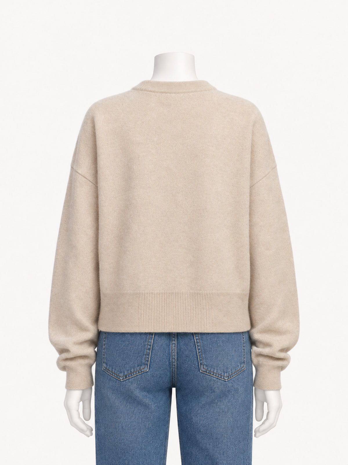 Extreme Cashmere N.170 Chou in latte — back view