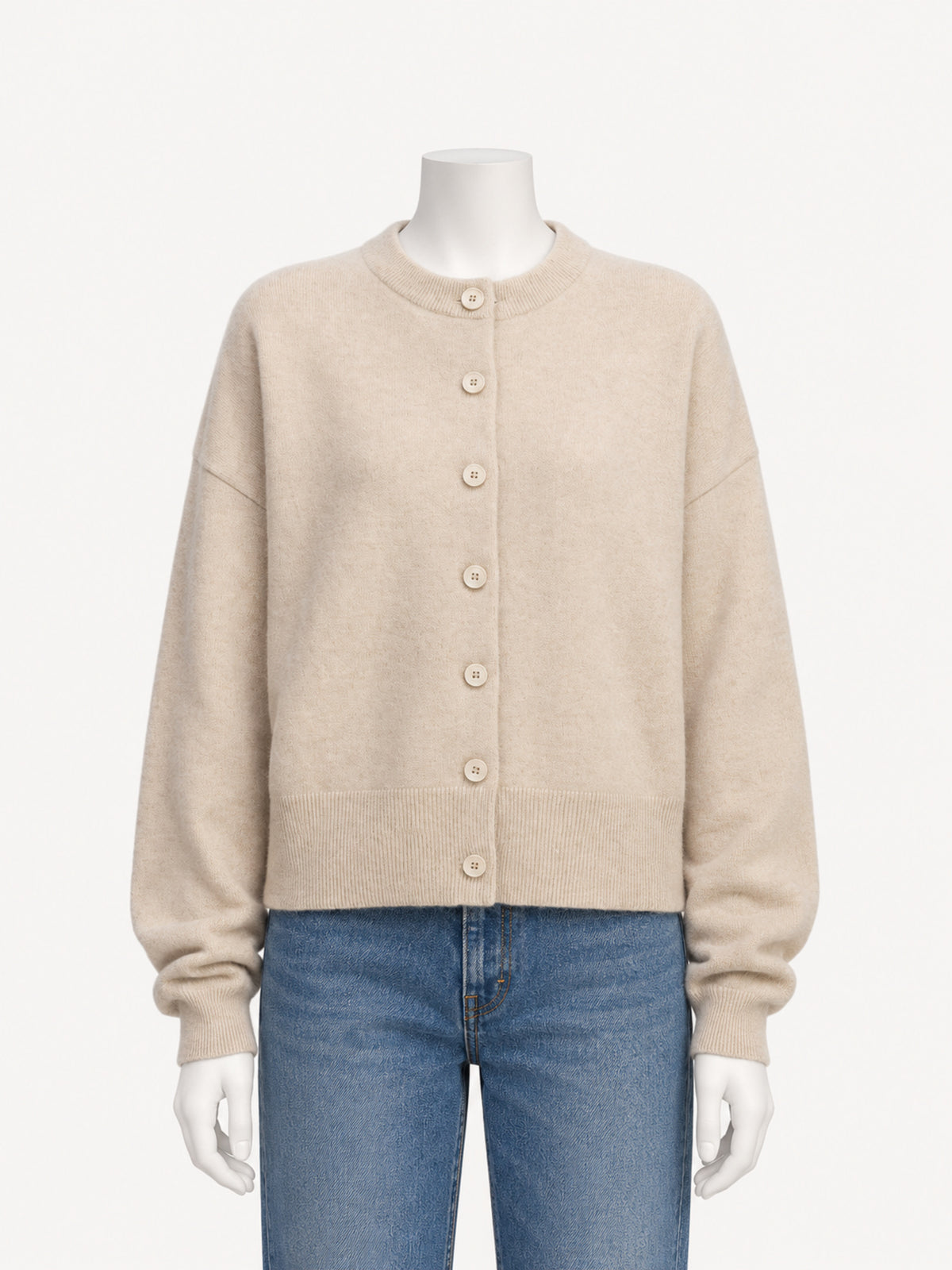 Extreme Cashmere N.170 Chou in latte — front view