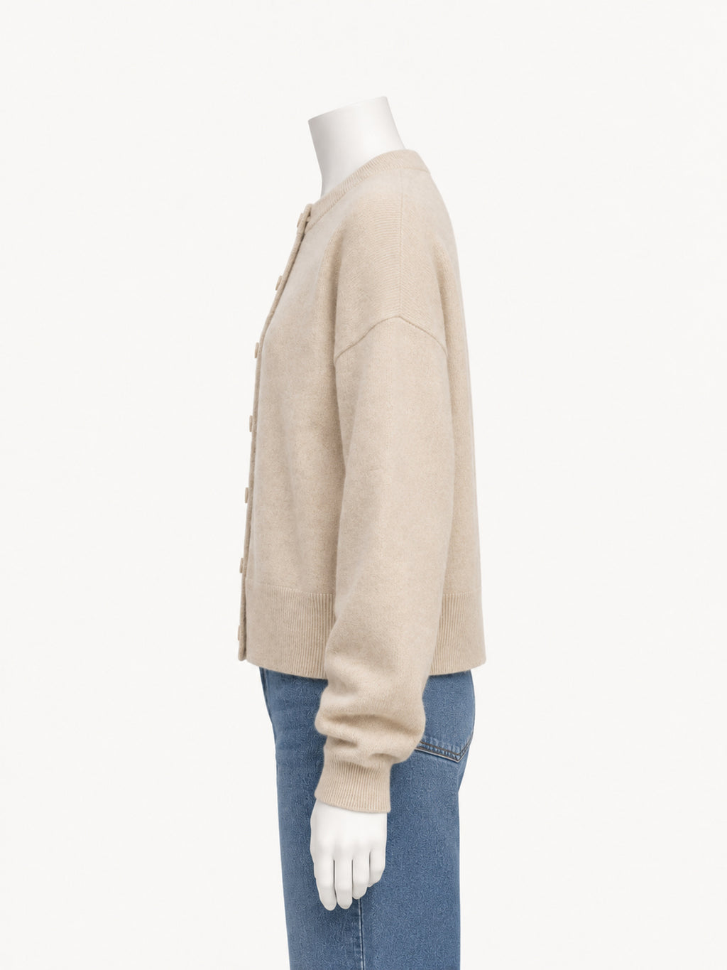 Extreme Cashmere N.170 Chou in latte — side view