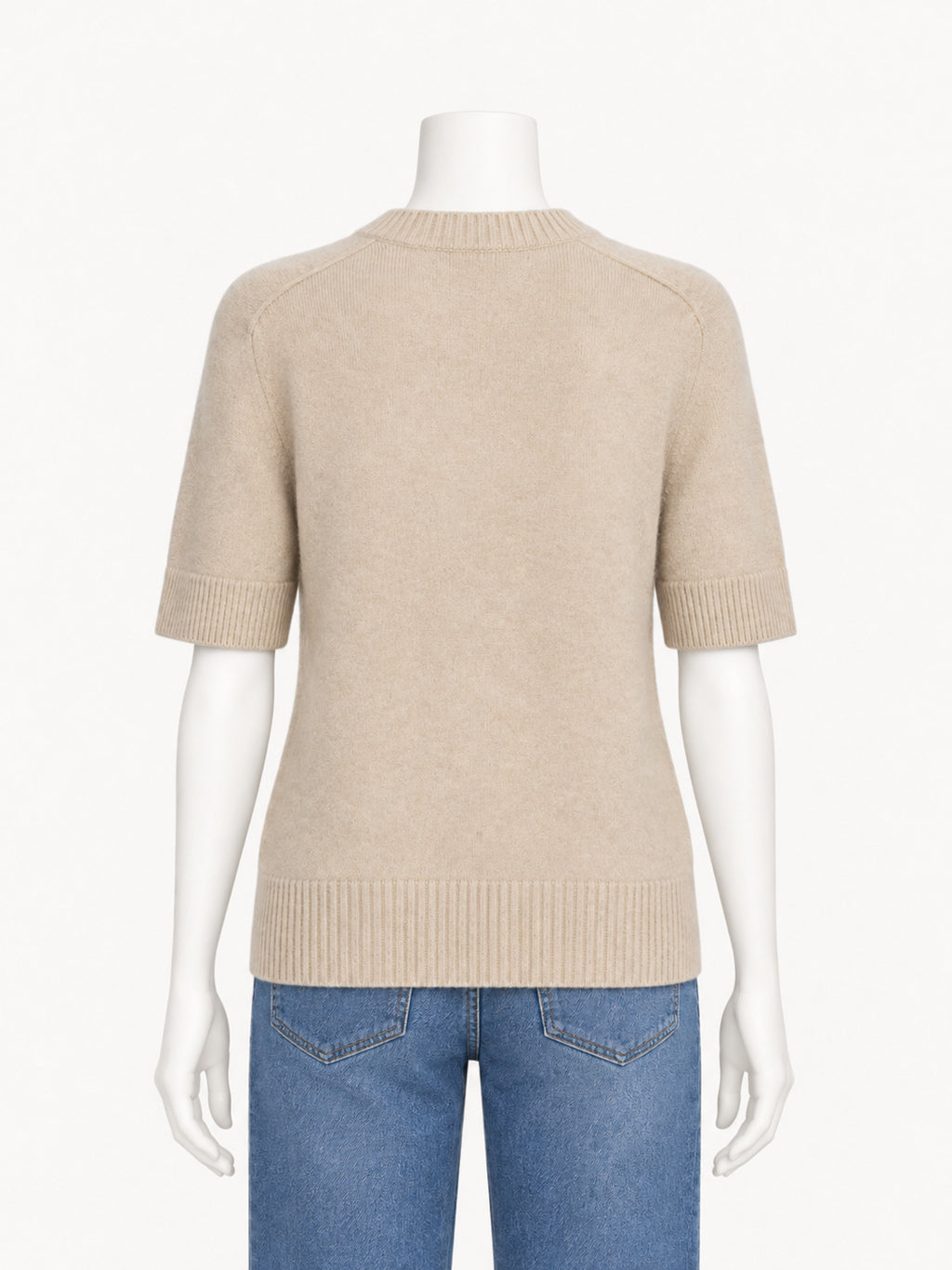 Extreme Cashmere N.454 Scott in latte — back view