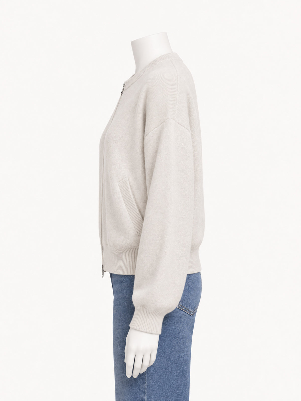 Extreme Cashmere n478 Xtra Fun in bone — side view