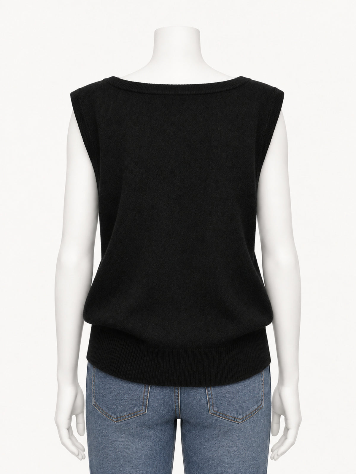 Extreme Cashmere N.489 Katherine in black — back view