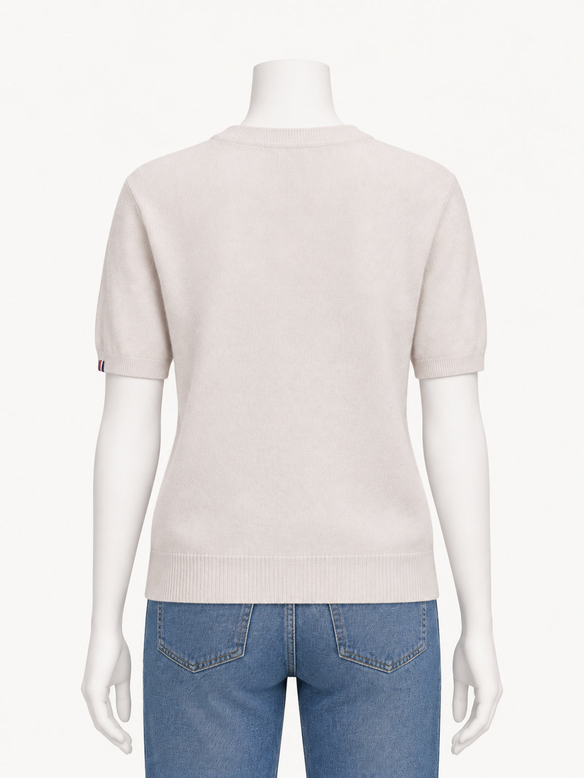 Extreme Cashmere N.490 Martina in bone — back view