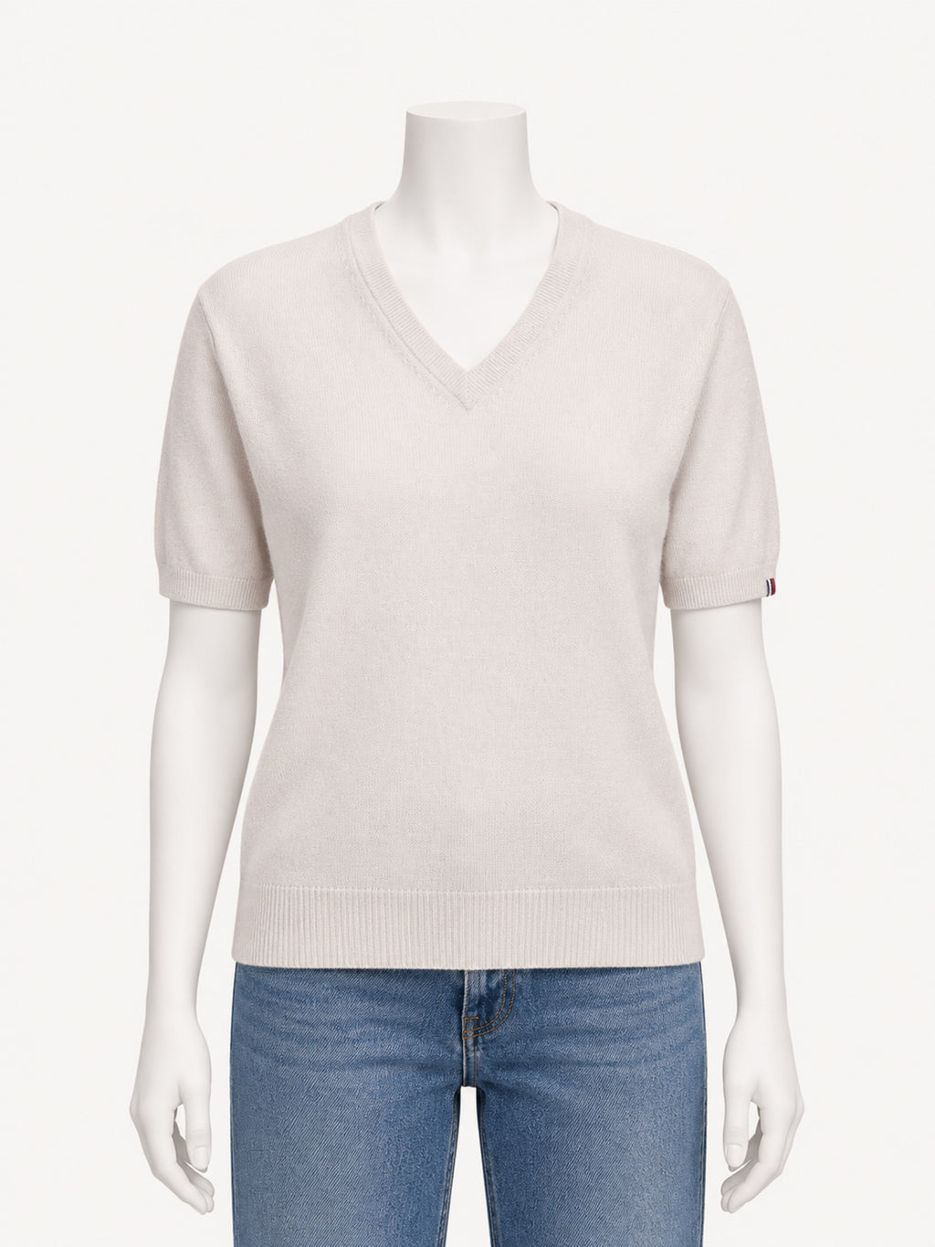 Extreme Cashmere N.490 Martina in bone — front view