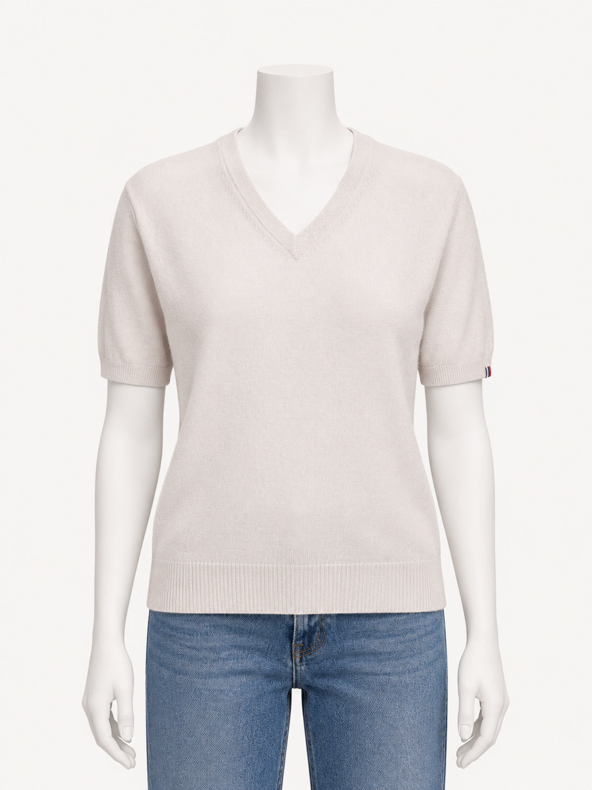 Extreme Cashmere N.490 Martina in bone — front view