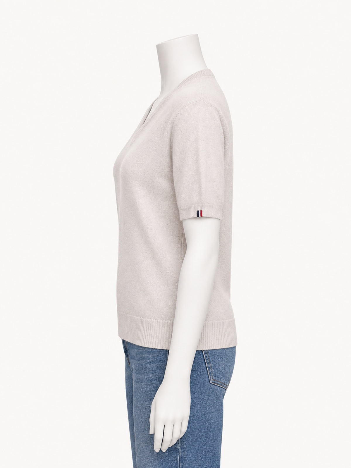 Extreme Cashmere N.490 Martina in bone — side view