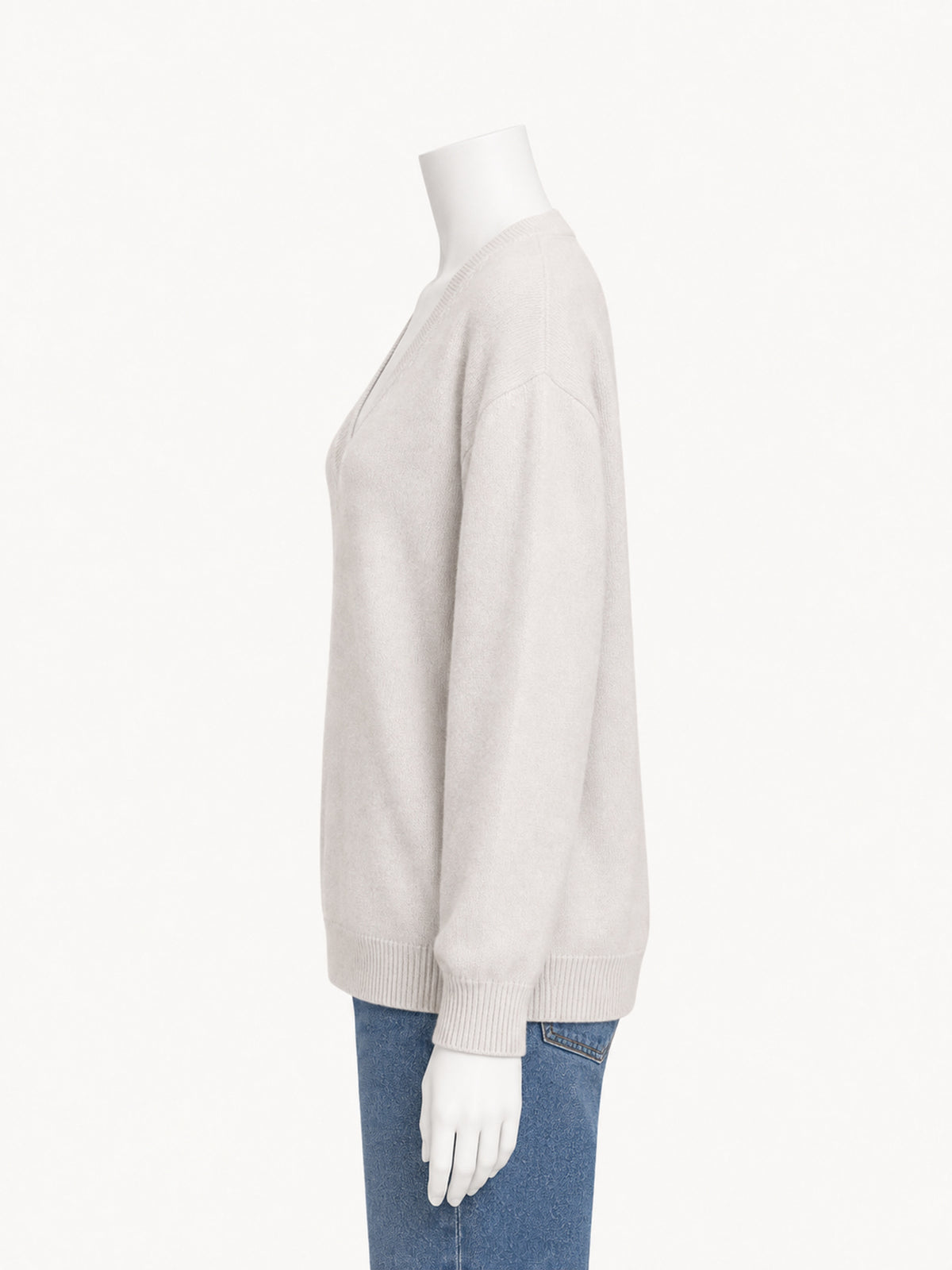 Extreme Cashmere N.492 Ben in bone — side view