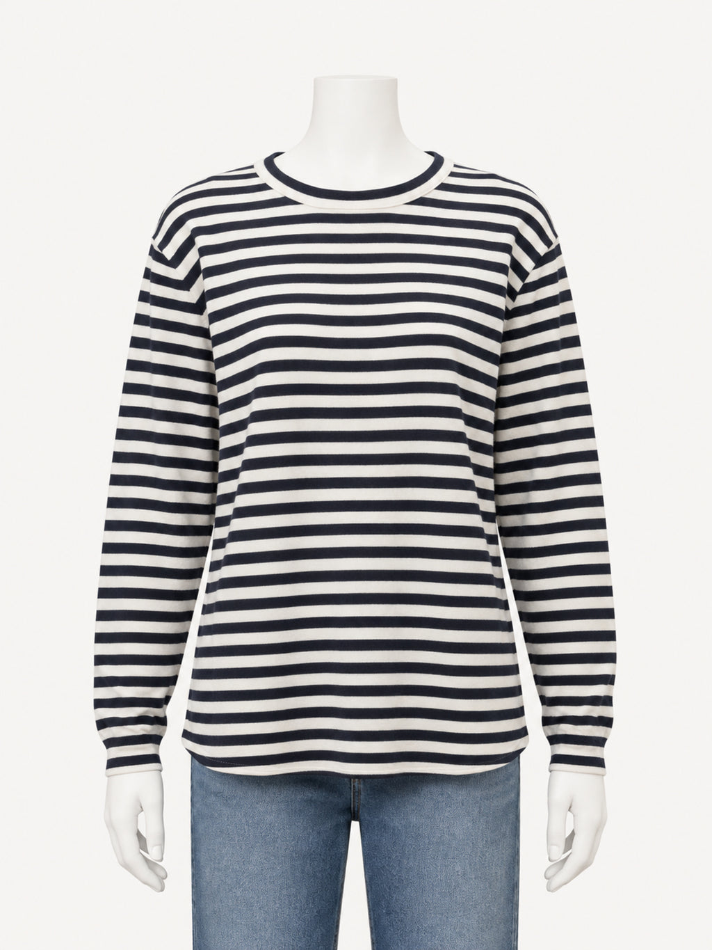 Extreme Cashmere N.500 Jones in breton — front view
