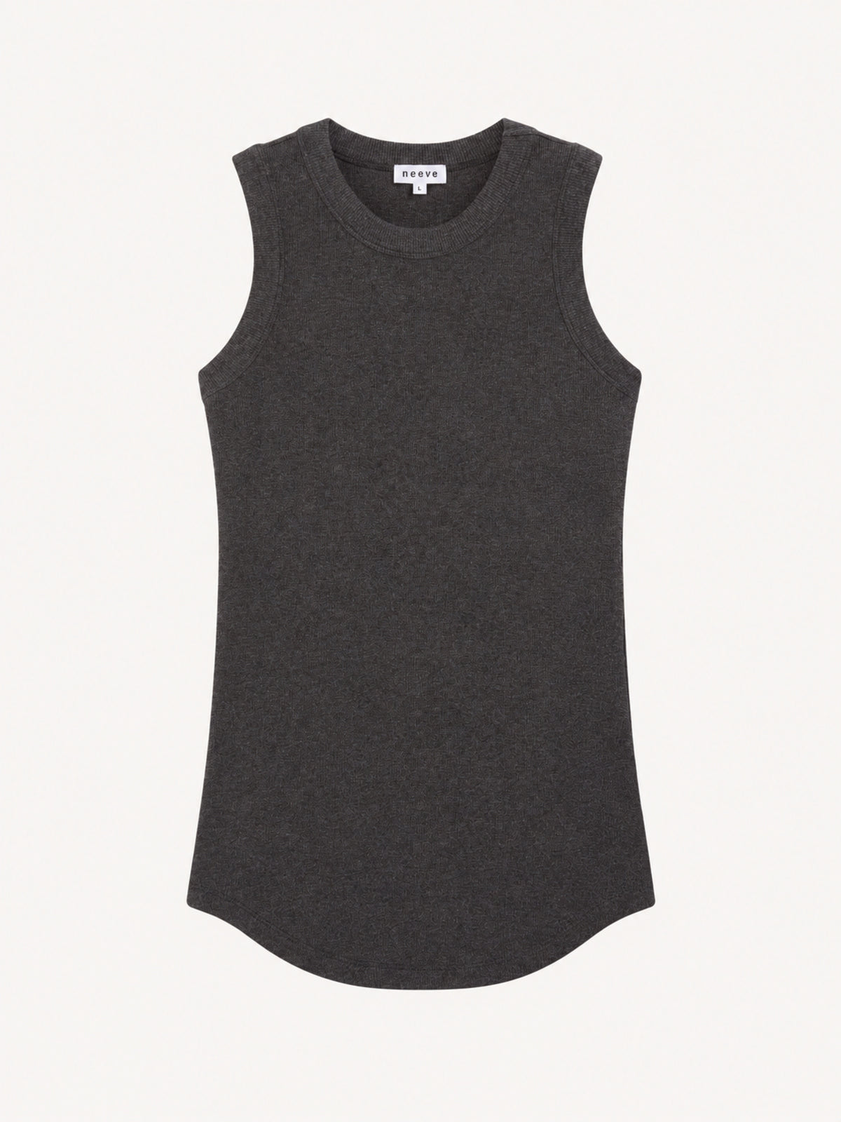 Neeve The Rania | Dark Grey Melange — front flat lay