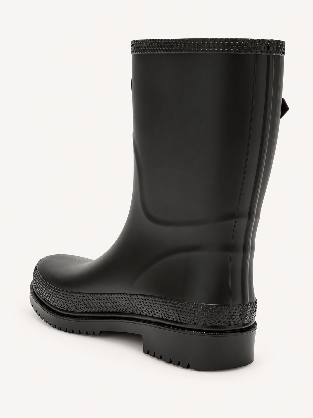 Scholl Chambery Low in Black – rear three-quarter view