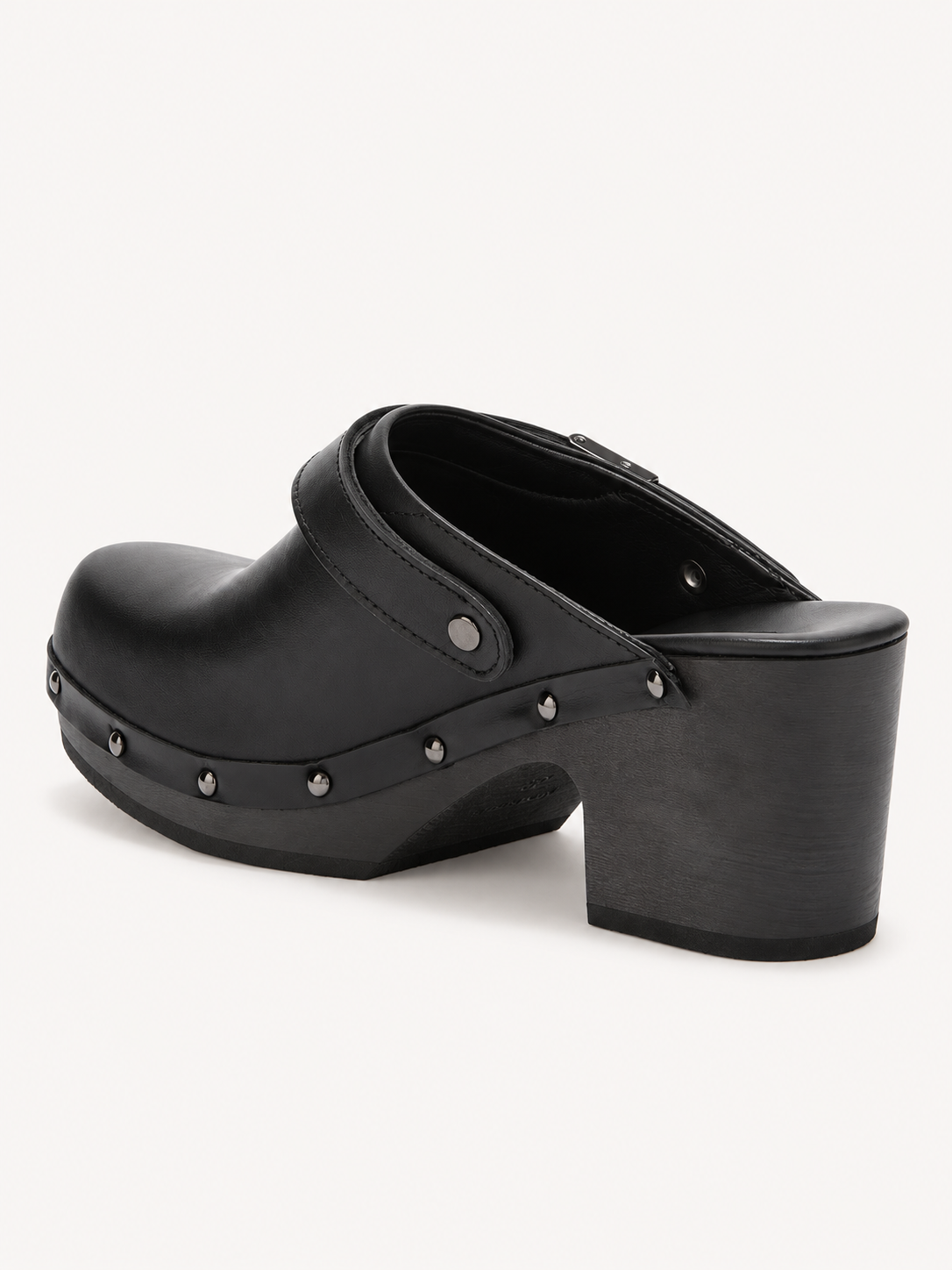 Scholl Pescura Robin 70 in Black – rear three-quarter view
