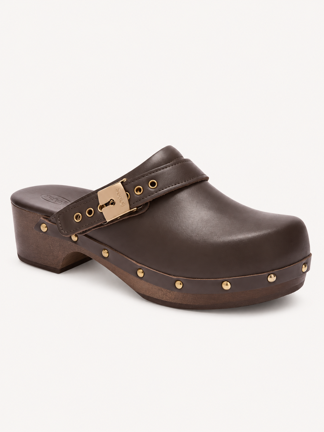 Scholl Pescura Robin in Dark Brown – front three-quarter view