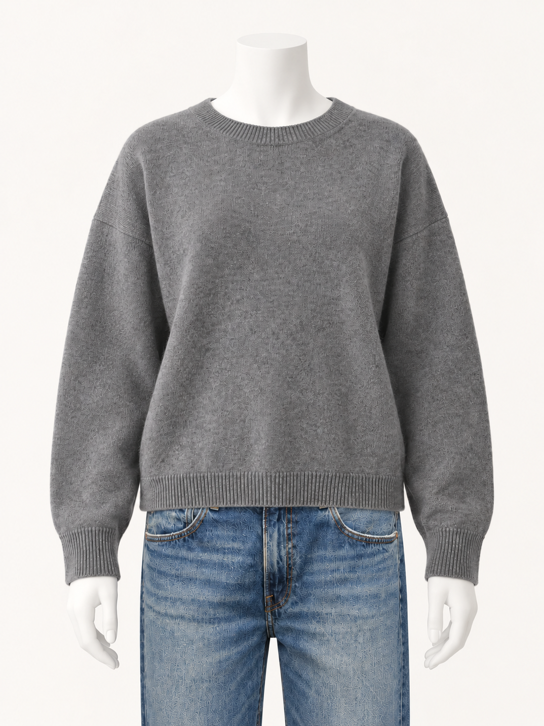 Studio Nicholson Haddan in Grey Marl – front view