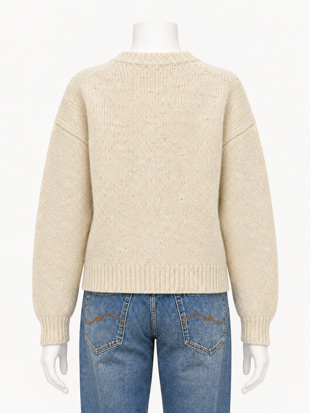 Studio Nicholson Maele in Cream – back view