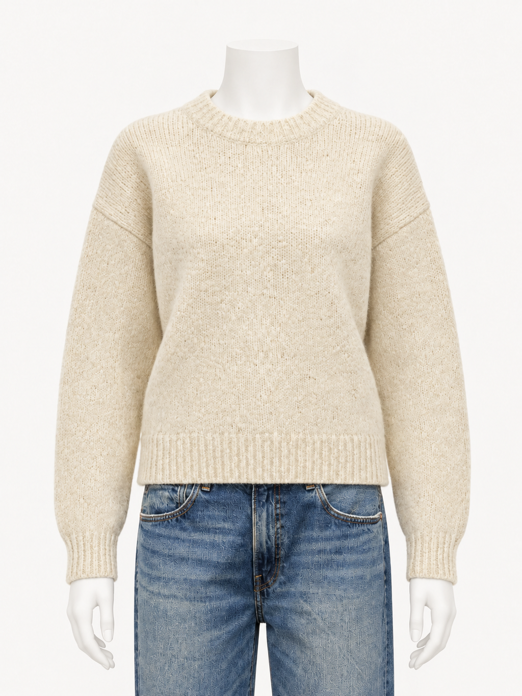Studio Nicholson Maele in Cream – front view