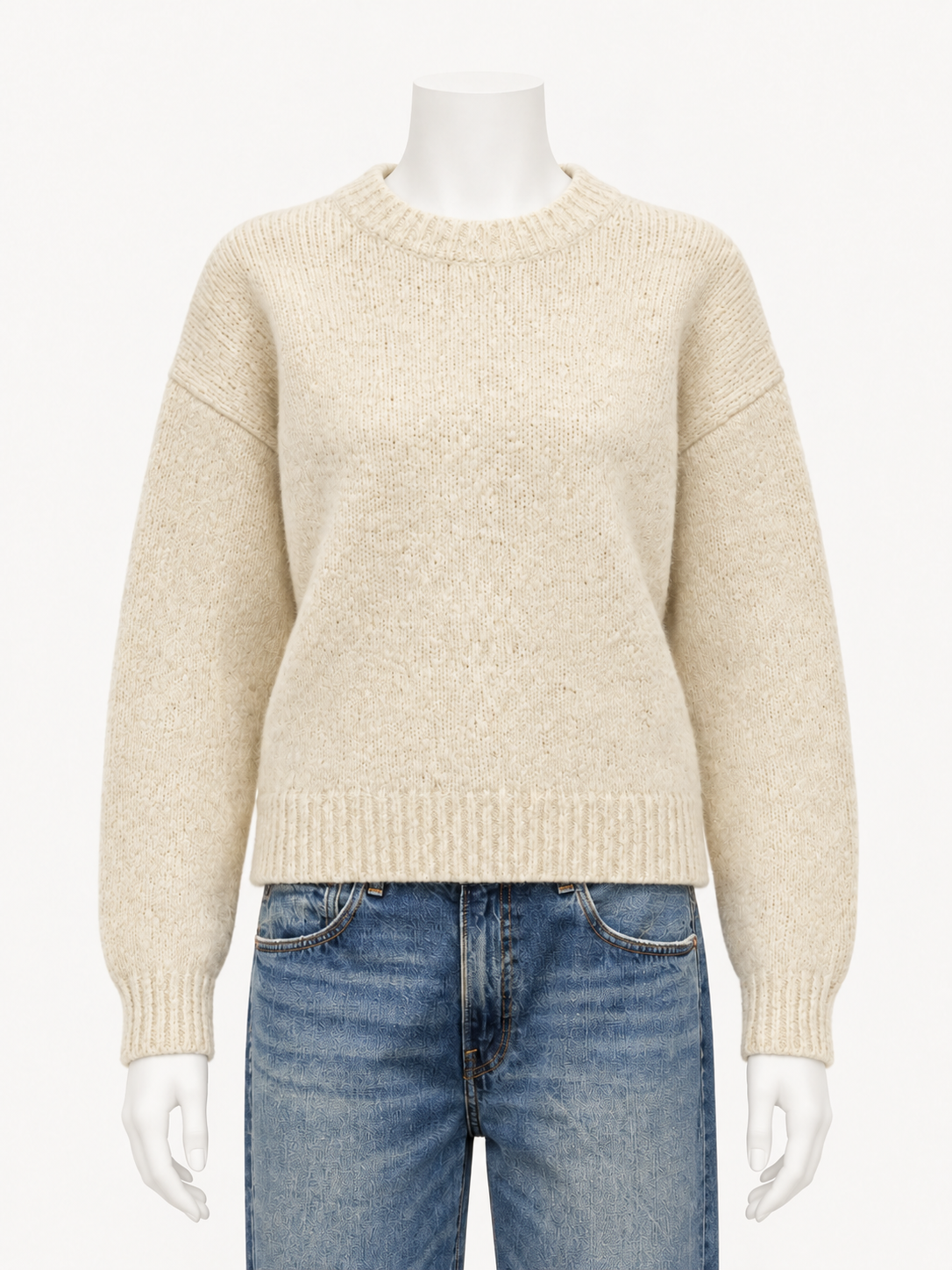 Studio Nicholson Maele in Cream – front view