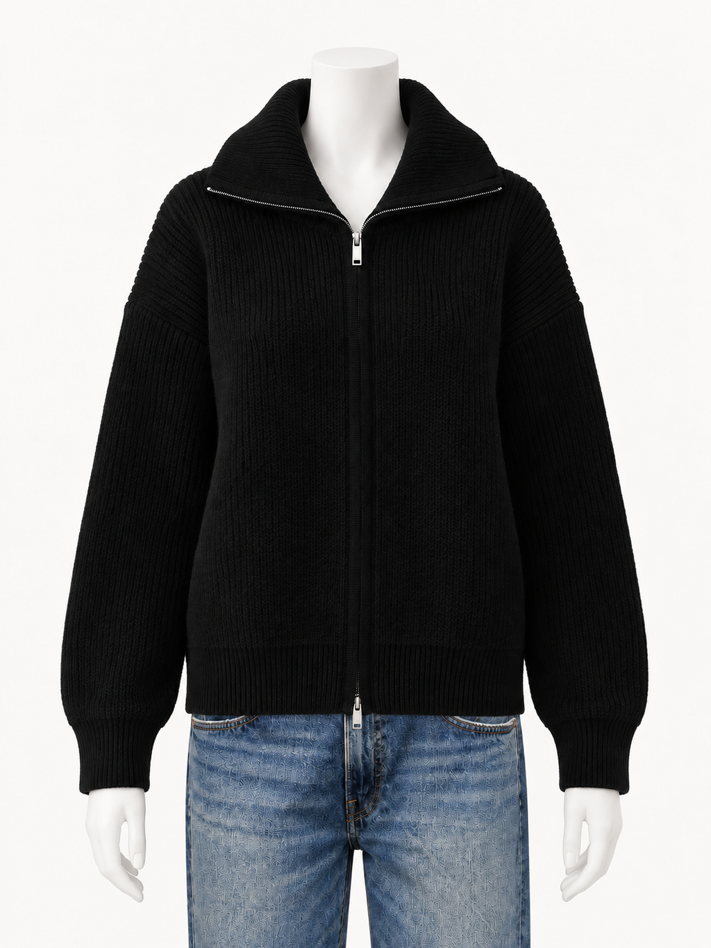Studio Nicholson Sandos in Black – front view